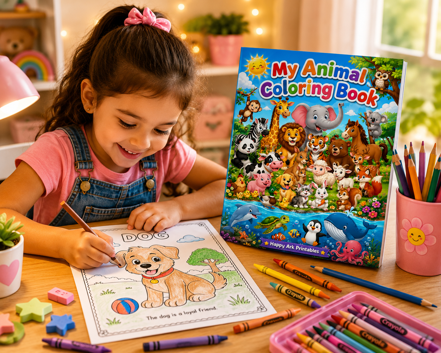 Animals Coloring Book for Kids | 31 Printable PDF Pages